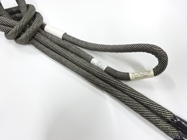 未使用品　正絹　撚り房　手組帯締め
